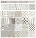 Samples geometric vector patterns Royalty Free Stock Photo
