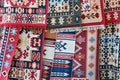 The samples of Georgian traditional carpets Royalty Free Stock Photo