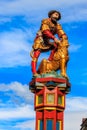 Samson fountain (Simsonbrunnen) on the Kramgasse in the Old City of Bern, Switzerland Royalty Free Stock Photo