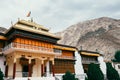 Samstanling Tibetan monastery in Nubra Valley, Sumur, Ladakh region, North India Royalty Free Stock Photo