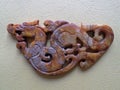 Antique carved jade from China depicting a dragon