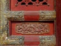 Door detail, Forbidden City, Beijing Royalty Free Stock Photo