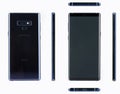 Samsung Galaxy note 9 smartphone Royalty Free Stock Photo
