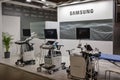 Samsung medical equipment company booth in Kyiv, Ukraine