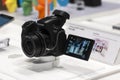 SAMSUNG NX30, MOBILE WORLD CONGRESS 2014 Royalty Free Stock Photo