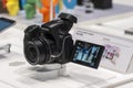 SAMSUNG NX30, MOBILE WORLD CONGRESS 2014 Royalty Free Stock Photo