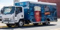 A Samuel Adams Delivery Truck Royalty Free Stock Photo