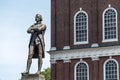 Samuel Adams monument statue near Faneuil Hall in Boston Massachusetts USA