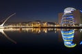 The Samuel Beckett bridge and Convention Centre