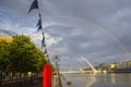 Samuel Beckett Bridge, Dublin, Ireland Royalty Free Stock Photo
