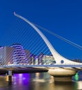 The Samuel Beckett Bridge in Dublin