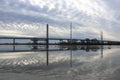 Samuel-de-Champlain Bridge Royalty Free Stock Photo