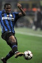 Samuel Eto`o in action  during the Match Royalty Free Stock Photo