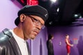 Samuel Jackson Movie star Wax statue Royalty Free Stock Photo