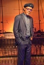 Samuel Jackson wax statue at Madame Tussauds Wax Museum at ICON Park in Orlando, Florida Royalty Free Stock Photo