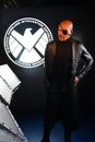 Samuel L Jackson statue as Nick Fury at Madame Tussauds New York in New York City