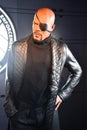 Samuel L Jackson statue as Nick Fury at Madame Tussauds New York in New York City