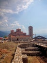 Samuels fortress in Ohrid in Macedonia 9.8.2015