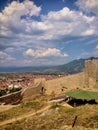 Samuels fortress in Ohrid in Macedonia 9.8.2015