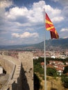 Samuels fortress in Ohrid in Macedonia 9.8.2015