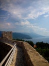 Samuels fortress in Ohrid in Macedonia 9.8.2015