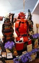 Samurai armour wear by ancient Japanese soldier