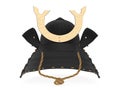 Samurai battle helmet 3d rendering Royalty Free Stock Photo