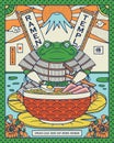 Samurai Frog Ramen Temple