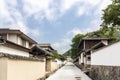 Samurai Residences in the Old Castle town of Takahashi in Western Japan