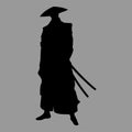 Samurai silhouette