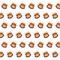 Samurai skull - sticker pattern 11