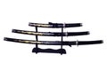 Samurai Swords Isolated Royalty Free Stock Photo