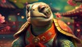 samurai turtle Royalty Free Stock Photo