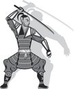 Samurai vector