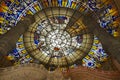 Ceiling decoration of the hall within three-headed elephant building at Erawan Museum in Samut Prakan, Thailand. Royalty Free Stock Photo