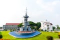 Super structure and gun turret of 80 years old HTMS Thonburi