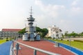 Super structure and gun turret of 80 years old HTMS Thonburi