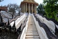 Samut Prakan, Thailand: Mondop Staircases Royalty Free Stock Photo