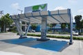 Electric vehicle charger in gas station for supporting electrical car in future