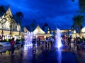 Samutprakarn, Thailand - August 31, 2019 : Central Village Bangkok Luxury Outlet is Thailand first international outlet shopping