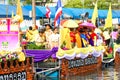 SAMUTSAKORN, THAILAND - JULY 27, Many people wear Thai dress in