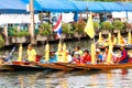 SAMUTSAKORN, THAILAND - JULY 27, Thailand Traditional Parading i