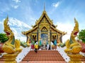 Wat Tha Mai temple and tourist attraction in Samutsakorn province, Thailand