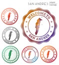 San Andres badge.
