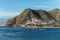 Little beach town San Andres, Las Teresitas beach, Tenerife, Spa Royalty Free Stock Photo