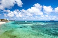 San Andres Island beach in the caribbean