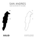 San Andres map.