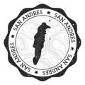 San Andres outdoor stamp.