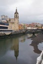 San Anton church and the Ribera market, Bilbao, Spain Royalty Free Stock Photo