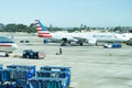 San Antonio airport - airplanes on the ramp